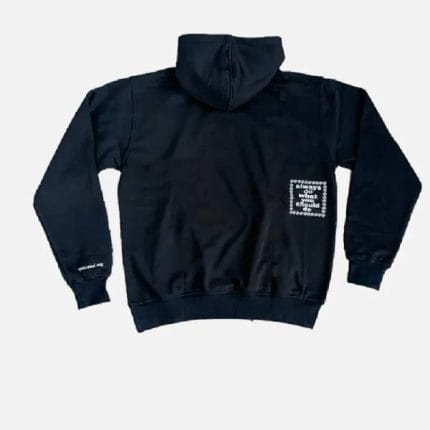 Adwysd Always Fingerprint Hoodie Black