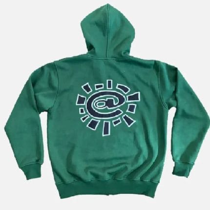Adwysd Always Green Zipper Hoodie Green